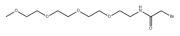 BrCH2CONH-PEG3-OMe Struktur