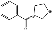 (R)-Phenyl(pyrrolidin-3-yl)methanone Struktur