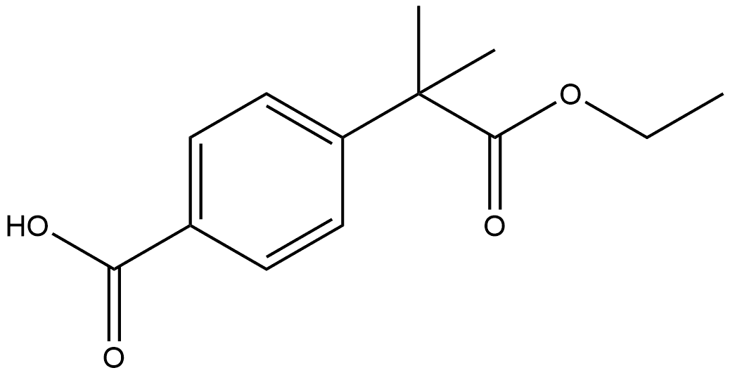 Benzeneacetic acid, 4-carboxy-α,α-dimethyl-, 1-ethyl ester