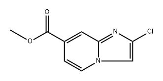 methyl 2-chloroimidazo[1,2-a]pyridine-7-carboxylate Struktur