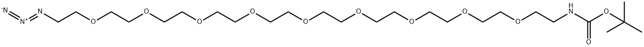 t-boc-N-amido-PEG9-azide, 2112731-50-5, 結(jié)構(gòu)式