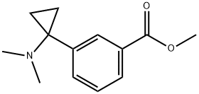 methyl 3-(1-(dimethylamino)cyclopropyl)benzoate Struktur