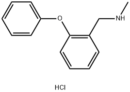 N-Methyl-N-(2-phenoxybenzyl)amine hydrochloride Struktur