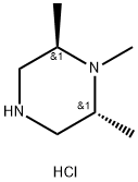 (2R,6R)-1,2,6-Trimethylpiperazine dihydrochloride Struktur