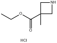 ethyl 3-methylazetidine-3-carboxylate hydrochloride Struktur