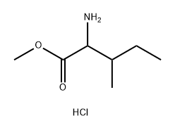 Isoleucine, methyl ester, hydrochloride (1:1) Struktur