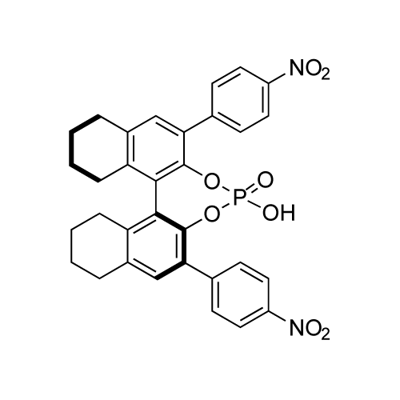 Dinaphtho[2,1-d:1',2'-f][1,3,2]dioxaphosphepin, 8,9,10,11,12,13,14,15-octahydro-4-hydroxy-2,6-bis(4-nitrophenyl)-, 4-oxide, (11bS)- Struktur