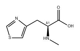 N-α-Methyl-β-(4-thiazolyl)-L-alanine Struktur