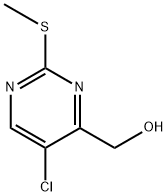 (5-chloro-2-(methylthio)pyrimidin-4-yl)methanol Struktur