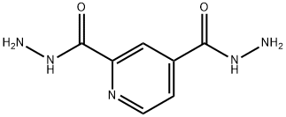 2,4-Pyridinedicarboxylic acid, 2,4-dihydrazide Struktur