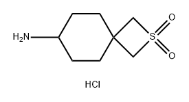 7-amino-2lambda6-thiaspiro[3.5]nonane-2,2-dione hydrochloride Struktur