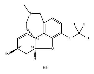 Galantamine-d3 (hydrobromide) Struktur