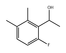 Benzenemethanol, 6-fluoro-α,2,3-trimethyl- Struktur