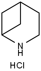 2-Azabicyclo[3.1.1]heptane hydrochloride Struktur