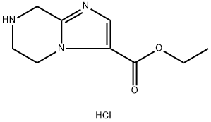 Ethyl 5,6,7,8-tetrahydroimidazo[1,2-A]pyrazine-3-carboxylate hcl Struktur