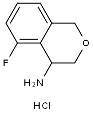 5-fluoroisochroman-4-amine hydrochloride Struktur