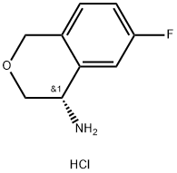 (S)-6-fluoroisochroman-4-amine hydrochloride Struktur