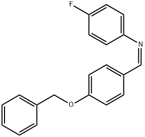 Benzenamine, 4-fluoro-N-[[4-(phenylmethoxy)phenyl]methylene]-, [N(Z)]-