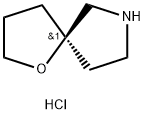 1-Oxa-7-azaspiro[4.4]nonane, hydrochloride (1:1), (5R)- Struktur