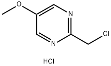 Pyrimidine, 2-(chloromethyl)-5-methoxy-, hydrochloride (1:1) Struktur