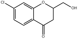 7-chloro-2-(hydroxymethyl)chroman-4-one Struktur