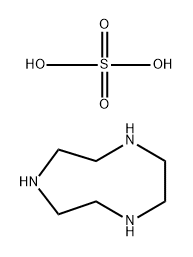 bis(1,4,7-triazonane-1,4,7-triium) trisulfate Struktur