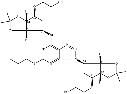 Ticagrelor Related Compound Struktur