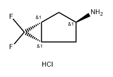 (1R,3s,5S)-6,6-difluorobicyclo[3.1.0]hexan-3-amin
e hydrochloride Struktur