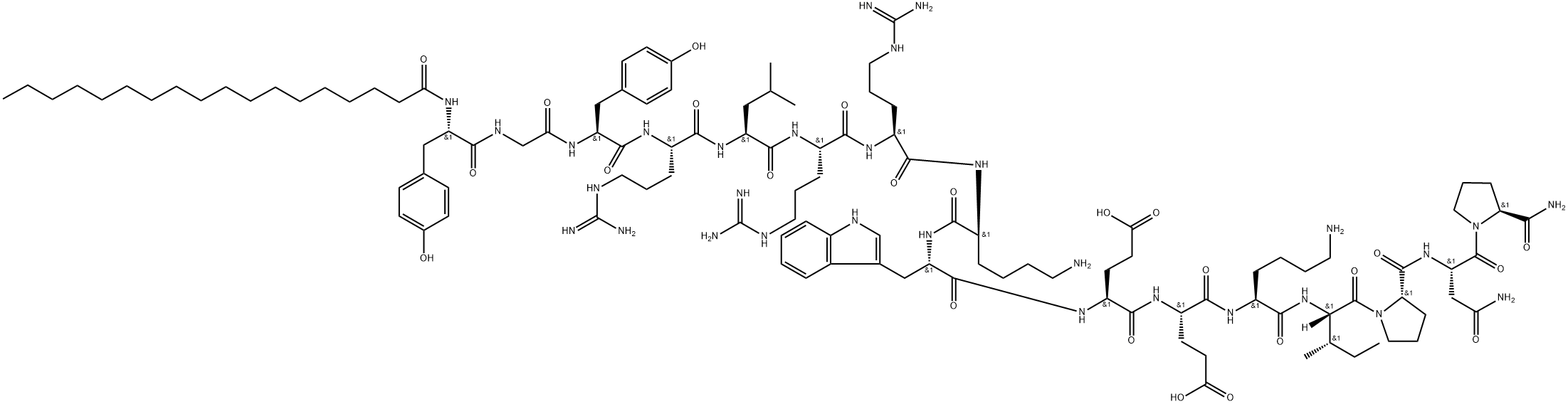 LYN PEPTIDE INHIBITOR Struktur