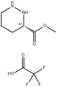 Methyl (S)-hexahydropyridazine-3-carboxylate bis(2,2,2-trifluoroacetate) Struktur