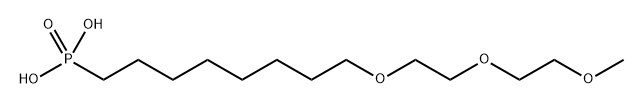 m-PEG3-(CH2)6-Phosphonic acid Struktur