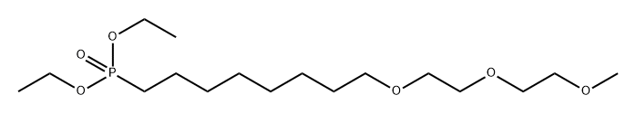 m-PEG3-C6-phosphonic acid ethyl ester Struktur