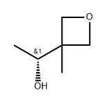 (1R)-1-(3-methyloxetan-3-yl)ethan-1-ol Struktur