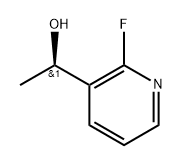 3-Pyridinemethanol, 2-fluoro-α-methyl-, (αR)- Struktur