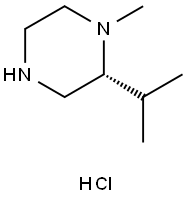 (2R)-2-isopropyl-1-methylpiperazine dihydrochloride Structure