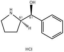 (S)-Phenyl((R)-pyrrolidin-2-yl)methanol hydrochloride Struktur