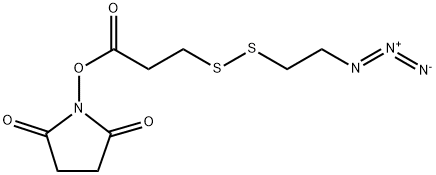 Azidoethyl-SS-propionic NHS ester Struktur