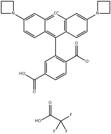 Janelia Fluor 549, free acid Struktur