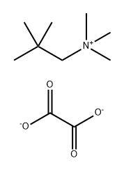 Bis(neopentyltrimethylammonium) oxalate Struktur