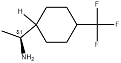 (S)-1-(4-(trifluoromethyl)cyclohexyl)ethan-1-amine Struktur