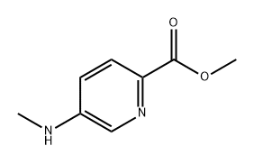 methyl 5-(methylamino)pyridine-2-carboxylate Struktur