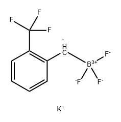 potassium trifluoro(2-(trifluoromethyl)benzyl)borate Struktur