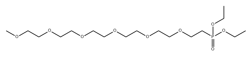 m-PEG6-phosphonic acid ethyl ester Struktur