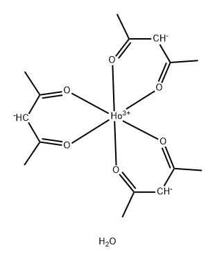 HOLMIUM(III) ACETYLACETONATE HYDRATE Struktur