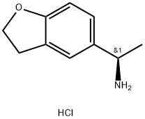 (R)-1-(2,3-dihydrobenzofuran-5-yl)ethan-1-amine hydrochloride Struktur