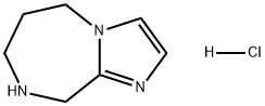 5H-Imidazo[1,2-a][1,4]diazepine, 6,7,8,9-tetrahydro-, hydrochloride (1:1) Struktur