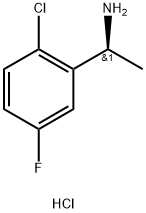 (S)-1-(2-CHLORO-5-FLUOROPHENYL)ETHAN-1-AMINE HCL Struktur