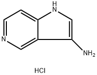 1H-Pyrrolo[3,2-c]pyridin-3-amine hydrochloride Struktur