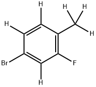 Benzene-1,2,4-d3, 3-bromo-5-fluoro-6-(methyl-d3)- Struktur