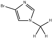 1H-Imidazole, 4-bromo-1-(methyl-d3)- Struktur